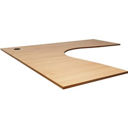 RAPIDSPAN TABLE TOP ONLY SUIT CNR W/STATION 1800MM X 1800MM X700MMD X25MMT BEECH