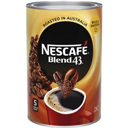 NESCAFE BLEND 43 COFFEE 1KG TIN CONSISTS OF 2 X 500G TIN'S CVC
