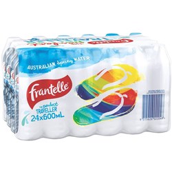 FRANTELLE SPRING WATER 600ML PACK OF 24