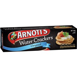 ARNOTTS WATER CRACKERS BISCUITS 125gm