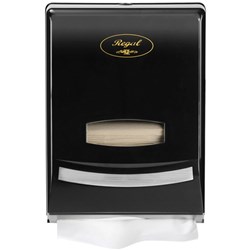 REGAL SLIMLINE HAND TOWEL DISPENSER  - SUITS 2148430  & R164000 H4 BLACK