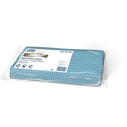 TORK SPECIALIST PREMIUM CLOTH 60cm X 30cm Regular Blue ( chux ) PACK 25