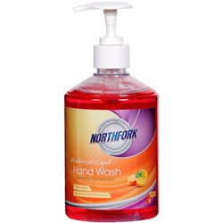 NORTHFORK LIQUID HAND WASH Antibac Orange Fragrance 500Ml Dispenser 12 = BOX