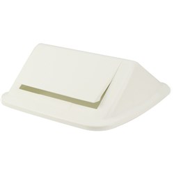 ITALPLAST WASTE BIN LID Swing Top Lid Only White for 32 litre bin