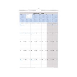 DEBDEN CALENDAR WALL PLANNER MONTH TO VIEW WIRO CE0013 300 X 432mm