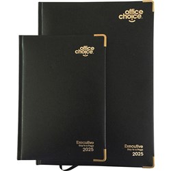 OFFICE CHOICE EXECUTIVE DIARY A5 1 Day to a Page 1 Hr 2025 sold out