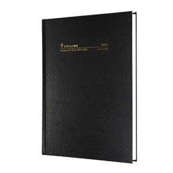 Collins Financial Year Diary No.18 M4 A5 Day To Page Black