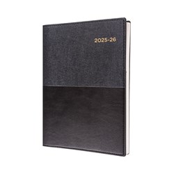 DEBDEN FINANCIAL DIARY  A5 DTP VANESSA FY185.V99 BLACK