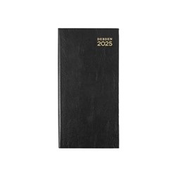 DEBDEN KYOTO DIARY SLIMLINE 88 176mm WTO BLACK