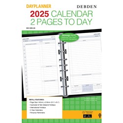 DEBDEN DAYPLANNER REFILL 2 DTP DATED 140 X 216mm