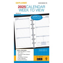 DEBDEN DAYPLANNER REFILL PERSONAL WTO 96 X 172mm