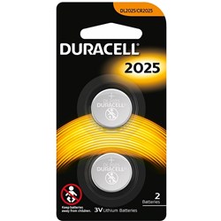 DURACELL BUTTON BATTERY 2025 Battery DL2025 Lithium 2 pack