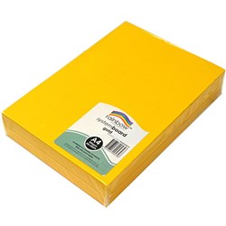 RAINBOW SYSTEM BOARD 200GSM GD A4 Gold Pack of 200 AUP-RSBA4200GO
