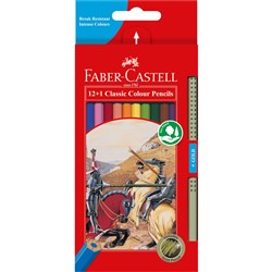 FABER CASTELL COLOUR PENCILS Classic With a Gold Pencil