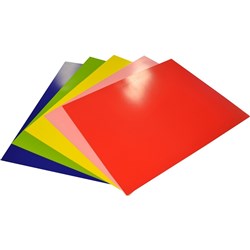 RAINBOW POSTER BOARD Double Sided 510x640mm Assorted pack of 10