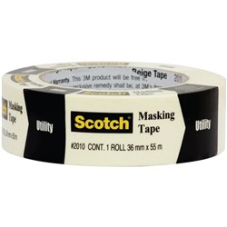 SCOTCH 2010 MASKING TAPE 36X55 36mmx55m Beige