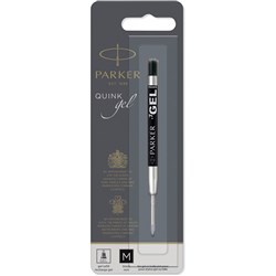 PARKER REFILLS & INK Gel Medium BLACK Black