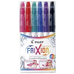 FriXion Erasable Colors Wallet of 6 Markers Assorted Colours