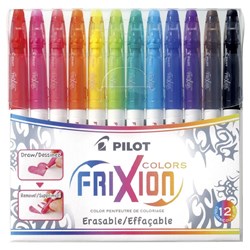 FriXion Erasable Colors Wallet of 12 Markers Assorted Colours