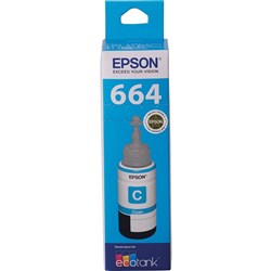 EPSON T 664 CYAN ECO INK TANK