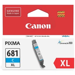CANON CLI 681 XL CYAN INK CARTRIDGE