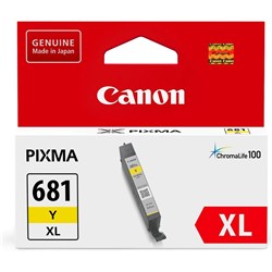 CANON CLI 681 XL YELLOW INK CARTRIDGE