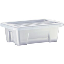 Italplast Storage Box I201 Clear 1 ltr box 141x196x72mm