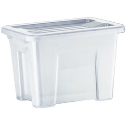 ITALPLAST 2L STORAGE BOX I202 Clear