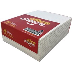OFFICE CHOICE NOTE PAD A5 LINED 50GSM 80 LEAF PACK OF 10 WRITING PAD OFFICE PAD