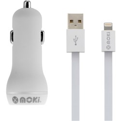 MOKI LIGHTNING SYN CHARGER CABLE + CAR APPLE LICENCED
