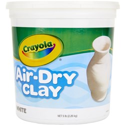 Crayola Air Dry Clay White 2.26kg