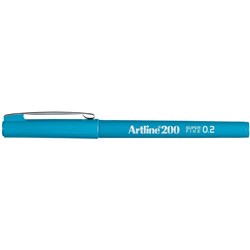 ARTLINE 220 0.2MM FINELINER Pen Sky Blue Box of 12