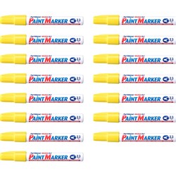 ARTLINE 400 2.3MM PAINT MARKER Yellow Box of 15 full box