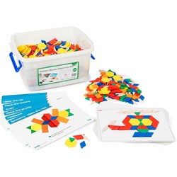 Edx Education Pattern Blocks Classroom Set of 1500