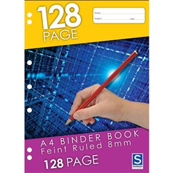 SOVEREIGN BINDER BOOK A4 128 P 128 PAGE BTS