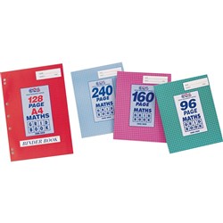 SOVEREIGN EXERCISE BOOKS A4 5mm  GRID 192pg bts