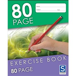 Sovereign 225x175 Exercise Books 8mm Ruled 80pg