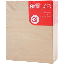 Artitude Board 16x20 Inch Thin Edge Pack of 3