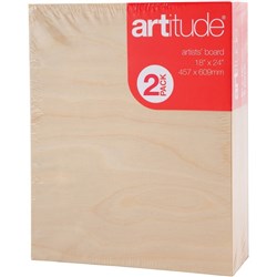 Artitude Board 18x24 Inch Thin Edge Pack of 2
