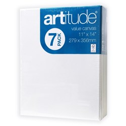 Artitude Canvas 11x14 Inch Thin Edge Pack of 7
