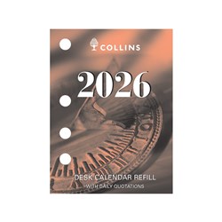 DEBDEN DAYPLANNER REFILL DESK CALENDAR SIDE OPENING SUB WITH 527321