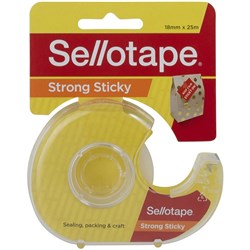 Sellotape Sticky Tape With Dis 18mmx25m With Dispenser Clear