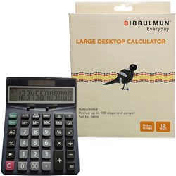 BIBBULMUN DESKTOP CALCULATOR 12 Digit Large