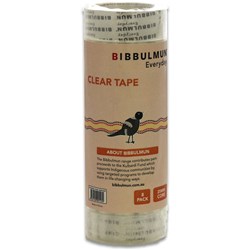 BIBBULMUN OFFICE TAPE 18x33mm 18mmX33m Clear PACK OF 8 8 ROLLS