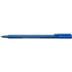 STAEDTLER TRIPLUS 437 XB-3 Ballpoint Pen Blue Pack of 10