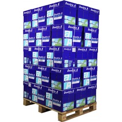 DOUBLE A  A4 80GSM COPY PAPER PREMIUM WHITE ream 500 Large Pallet 225 reams