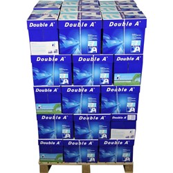 DOUBLE A  A4 80GSM COPY PAPER PREMIUM WHITE ream 500 Mini Pallet 100 reams