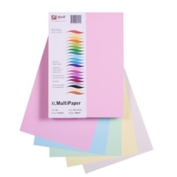 Quill Paper 80gsm A4 Pack 500 Pastel Assorted