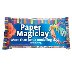 Paper Magiclay 200g Flat Pack White