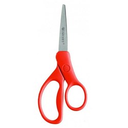 Westcott Bulk Pack Anti-Microb "7""/ 178mm Scissors" Red
